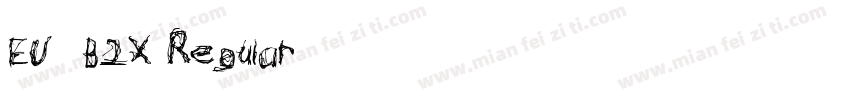 EU-B2X Regular字体转换
